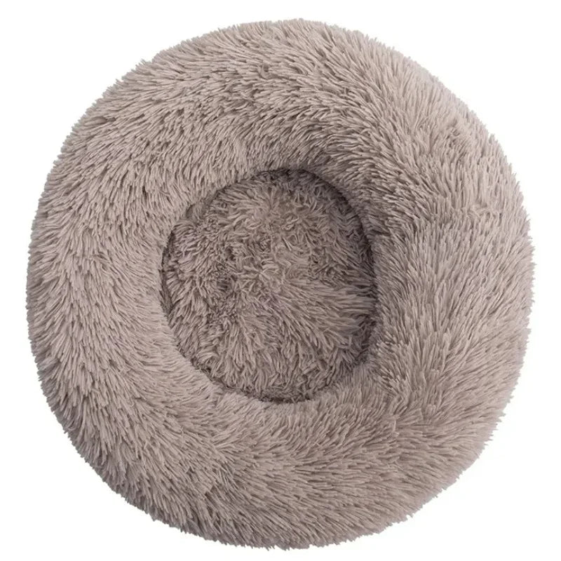 Round Pet Bed for Dogs and Cats Soft Plush