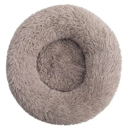 Round Pet Bed for Dogs and Cats Soft Plush