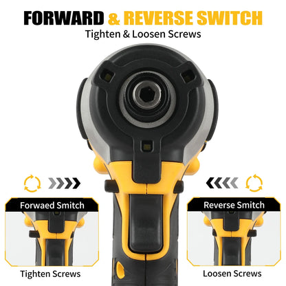 DEWALT Cordless Impact Driver with Brushless Motor and High Torque