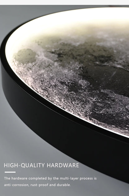 Modern 3D Moon Mural Wall Lamp Dimmable LED Light forHome Interiors