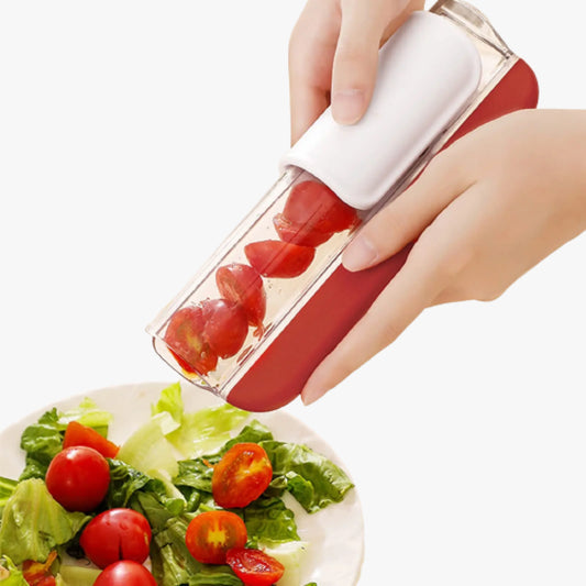Multi-Function Tomato and Grape Cutter for Fruit and Salad Prep