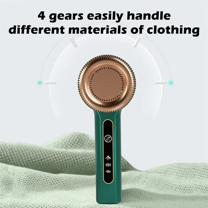 Electric Clothes Shaver with Stainless Steel Blades and Fast Charging