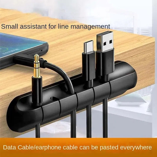 Multi-Slot Cord Manager for USB, Headset and Power Cables