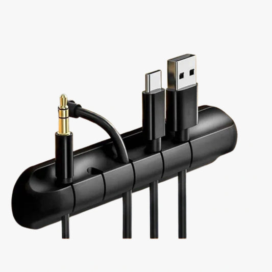 Multi-Slot Cord Manager for USB, Headset and Power Cables