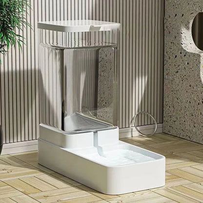 Automatic Water and Food Dispenser for Cats and Dogs Large-Capacity