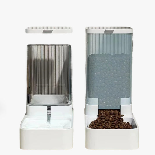 Automatic Water and Food Dispenser for Cats and Dogs Large-Capacity